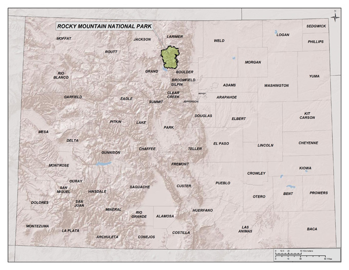 Map of Colorado